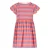 NONO gestreepte midi jurk roze