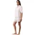 Calvin Klein Dames-shirt met effen print, relaxte pasvorm en wijde mouwen (Wit)