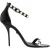 Dolce & Gabbana Zwarte KEIRA Pareloversierde Sandalen Schoenen