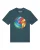 Watapparel Shirt ‘Volleyball in Watercolor’  petrol / gemengde kleuren