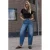 Para Mi barrel jeans – medium blue denim