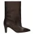 Manfield leren laarzen met hak – taupe