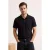 TRENDYOL MAN Heren Zwart Effen Kort Regular fit Poloshirts