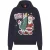 Apollo Dames hoodie met kerst print donkerblauw