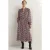 Boden Ruffle Yoke Midi Shirt Dress Prp