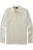 OLYMP Casual Poloshirt lange mouw ecru, Gestructureerd
