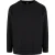 Urban Classics Heren Crew Open Rand Oversized Trui (Zwart)