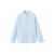 Mango Kids linnen gestreepte overhemd blauw