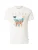 GUESS Shirt ‘TIGER SPIRIT’  donkerbeige / cyaan blauw / oranje / wit