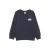 s.Oliver sweater met backprint – donkerblauw