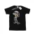 Disney Heren Mickey Mouse Skeleton T-Shirt (Zwart)
