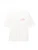 Pull&Bear Shirt ‘TARTA’  lichtgrijs / kersrood / wit