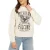 Brave Soul Dames/Dames Wild & Free Sweatshirt (Beige)