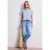 Blouseshirt met overhemdkraag en elastische zoom
