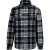 Trespass Geruit Microfleece Overhemd Heren Checkley (Zwart)
