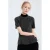 Mango gebreide top met peplum – antraciet