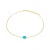 Turquoise stenen ketting voor dames Sloya Hexalia