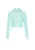 MYMO Gebreid vest ‘Young Fashion’  turquoise / wit