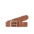 JACK & JONES leren riem JACJOE donkerbruin