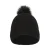Mountain Warehouse Dames/Dames Pom Pom Faux Fur gevoerde muts (Zwart)