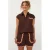Ydence regular fit casual short – bruin