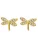 Hey Happiness Oorbellen ‘Dragon Whisper’  goud