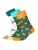 DillySocks Sokken ‘Wondrous Wildlife’  turquoise / spar / oranje / wit