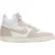 Nike Dames Court Borough Premium Lederen Mid Cut Sneakers (Wit/Beige)