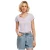 Vrouwen-T-shirt met korte ribboordsluiting Urban Classics GT