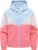 Ragwear Functionele jas ‘Rochele’  lichtblauw / rosa / framboos