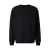 Sweatshirt gemêleerd met afhangende schouders en geborduurd logo QS