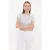 Knopjes Korte Mouwen Ronde Hals T-Shirt
