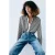 Mango gestreepte blouse – zwart/wit
