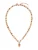 PURELEI Ketting ‘Seafoam’  crème / nude / rose-goud / lichtoranje