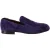 Dolce & Gabbana Paarse Schapenbont Leren Instappers