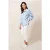 White Stuff Emilia Stripe Emb Shirt Blue Multi
