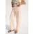 Mango gestreepte barrel jeans – roze