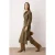 Damesjurk, plat model, midi-lengte, casual/casual A-lijn