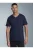 TRIGEMA T-Shirt V-hals donkerblauw, Effen
