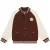 Tumble ’n Dry junior bomberjack met contrast bies – donkerbruin