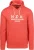 NZA Hoodie French Rib Garment Washed Red