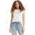 Levis Dames/Dames 501 Grafisch T-shirt Katoen (Wit)
