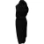 Rick Owens midi-jurk met colkraag in zwarte zijde