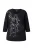 Ulla Popken Shirt  grijs / zwart