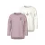 Name It Shirt met lange mouwen NMFVIX 2P LS TOP (2-delig, Set van 2)