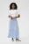 Rok A-shape Vista Blue W. Chalk Flowers