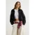 TRENDYOLMİLLA Dames Zwart Effen Lang Regular fit Sweatshirts