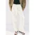 Mango straight leg broek – ecru