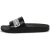 Moschino Double Bow Calfskin Sandals Black