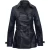 Halflange lederen trenchcoat voor dames – Oakham